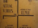 Actual Voices Arthur Conan Doyle, Bernard Shaw, Kipling