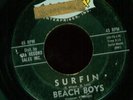 BEACH BOYS …. Surf 45 rpm Candix label ……. SURFIN