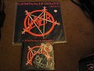 Slayer Criminally insane ep lp and 7