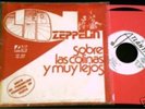 LED ZEPPELIN Over the Hills Spanish promo DJ pic sleeve