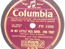 AL BOWLLY with MANTOVANI - IN MY LITTLE RED BOOK/E CON