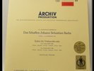 Bach Cello Suites Fournier Archiv Red Stereo SAPM 3 LPs