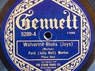JELLY ROLL MORTON *Rare Blues 78  GENNETT RECORDS #5289