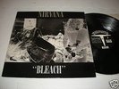 NIRVANA bleach LP BLACK VINYL SUB POP NO BARCODE