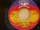 SAM DEES - I NEED YOU GIRL SSS INTERNATIONAL# 732