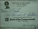 DAVID E RUFFIN PICTURE CHECK 1977 # 1311 DETROIT