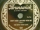 11) HOTSY TOTSY GANG / WASHINGTONIANS   BRUNSWICK 4044