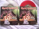 IRON MAIDEN .TWILIGHT ZONE RARE CLEAR VINYL, RED VINYL
