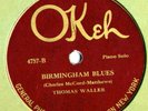 OKEH 4757 THOMAS FATS WALLER RARE JAZZ 78 RPM BLUES