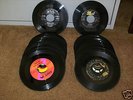 50s 45 RECORDS,NO CASE,SEEBURG RCA RECORD PLAYER