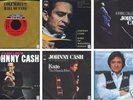 JOHNNY CASH  - 7 Singles, alle mit Cover, davon 2 EP