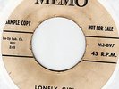 Doo Wop 45-Anne Keith (Memo) PROMO Lonely Girl LISTEN