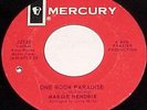 MARGIE HENDRIX 45 ONE ROOM PARADISE NORTHERN SOUL