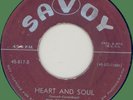 FOUR BUDDIES Heart and Soul 45rpm Savoy 1951 maroon