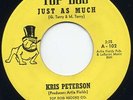 Rare Northern Soul 45-Kris Peterson-Just As Much- Mint-