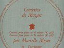 DF 37/ MOZART CONCERTOS/ MARCELLE MEYER, piano/ HEWITT