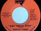 rare Modern Soul 45 PERFECT TIMIN' on TSOT Listen