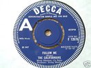 THE CALIFORNIANS follow me UK DECCA PSYCH DEMO 45 MINT