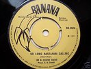 IM & COUNT OSSIE SO LONG RASTAFARI CALLING REGGAE 45