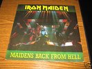 IRON MAIDEN - MAIDENS BACK FROM HELL ,DOUBLE LIVE 86 LP