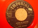 FATS DOMINO orig 1953 RED WAX Imperial 45      RARE