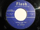 HORNETS 45 Doo Wop '57 CRYING OVER YOU Orig FLASH RARE