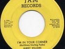 Rare Northern Soul 45-Albert Williams-I'm In YourCorner