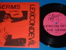 Germs 7inch Lexicon Devil ORIG mint unplayed red cover