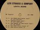 JEFFERSON AIRPLANE LEVI'S JEANS 1967 COMMERCIALS LP