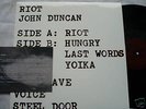 JOHN DUNCAN RIOT AQM JAPAN LAFMS TG WHITEHOUSE MERZBOW