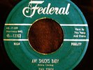TINY TOPSY Miss You So GREAT BLUES 45 FEDERAL #12302 E+