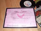 SIGNED STONE ROSES huge ticket ian brown oasis island +