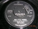 RARE FREAKBEAT. THE WHEELS BAD LITTLE WOMAN\ROAD BLOCK