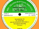 BBC TRANSCRIPTION LP - ACKER BILK  and CLEO LANE