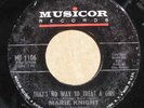 NORTHERN SOUL 45: MARIE KNIGHT That's No Way to Treat