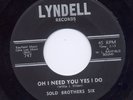 VERY RARE Northern - SOUL BROTHERS SIX on LYNDELL