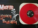 MISFITS FIRST PRESS RED VINYL  LEGACY OF BRUTALITY