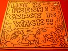 BIPO Crack Is Wack Keith Haring Art 12 Hip Hop Rap lp