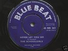 THE SCHOOLGIRLS -Never Let You Go -Unplyd-Blue Beat 263