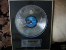ELVIS PRESLEY THE KING OF ROCK N ROLL SILVER RECORD