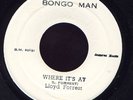 Lloyd Forrest Where It's At RARE JA Bongo Man Listen
