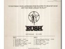 RUSH RARE 1975 PROMO LP SAMPLER:2112/CARESS/FLY X NIGHT