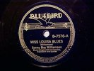 Sonny Boy Williamson Bluebird 7576 Yank Rachell E to E+