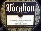 Pine Top Smith Vocalion 1245 Excellent 78 RPM Classic