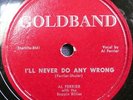 50'S ROCKABILLY  Al FERRIER GOLDBAND 78 RPM