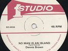 DENNIS BROWN NO MAN IS AN ISLAND  STUDIO ONE  LISTEN