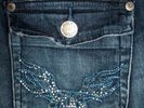 Rock & Republic womens sexy rhinestones jeans size 27