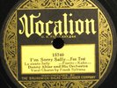 DANNY ALTIER ORCHESTRA - Vocalion 15740 - rare jazz 78