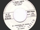 RIC CARTEY Heart Throb 45 EP Original RCA Rockabilly