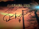 ALKALINE TRIO AUTOGRAPH VINYL LP MAYBE I'LL CATCH FIRE